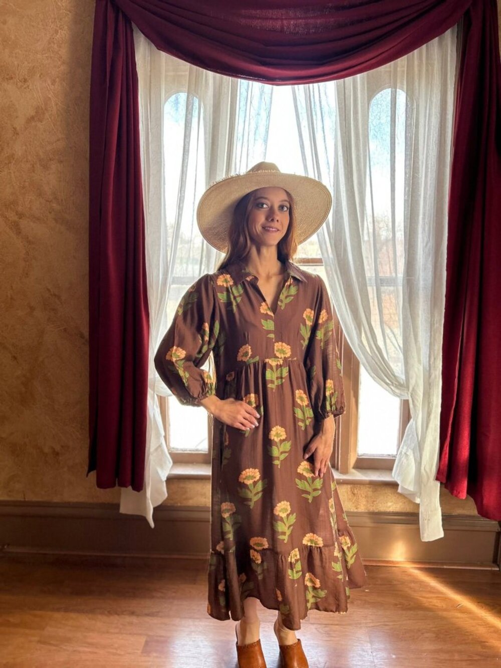 Umgee Fall Floral Dress